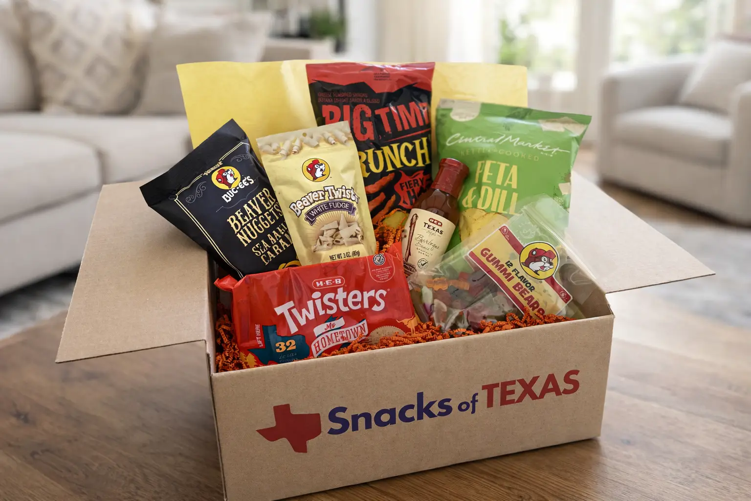 Texas Birthday Box - alternate view